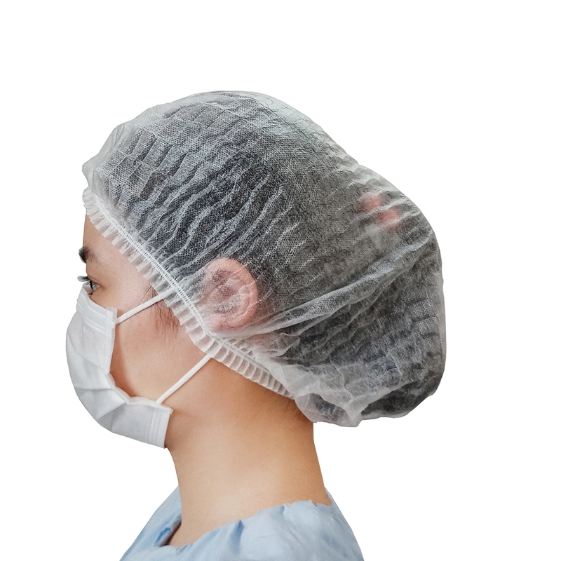 Disposable Bouffant Caps Surgical Hair Cap for Medical, Hospital, Food,  Electronic Industry, Multipurpose Use Net Blue (